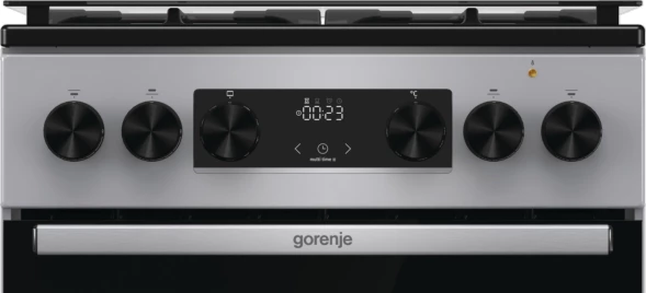 Плита Комбинированная Gorenje GK5C41SF серый (стеклянная крышка) реш.чугун