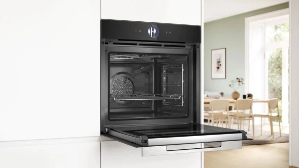 Духовой шкаф Электрический Bosch HBG7764B1 черный