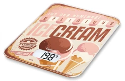 Весы кухонные электронные Beurer KS19 Ice Cream макс.вес:5кг рисунок