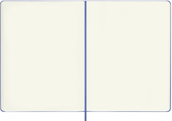 Блокнот Moleskine CLASSIC QP092B42 XLarge 190х250мм 192стр. нелинованный твердая обложка голубая гортензия