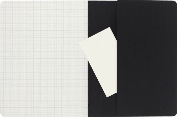 Блокнот Moleskine CAHIER JOURNAL QP322 XLarge 190х250мм обложка картон 120стр. клетка черный (3шт)