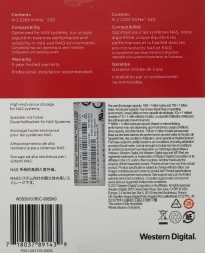 Накопитель SSD WD Original PCIe 3.0 x4 500GB WDS500G1R0C Red SN700 M.2 2280