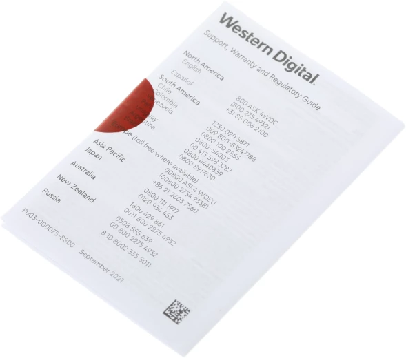 Накопитель SSD WD Original PCIe 3.0 x4 500GB WDS500G1R0C Red SN700 M.2 2280