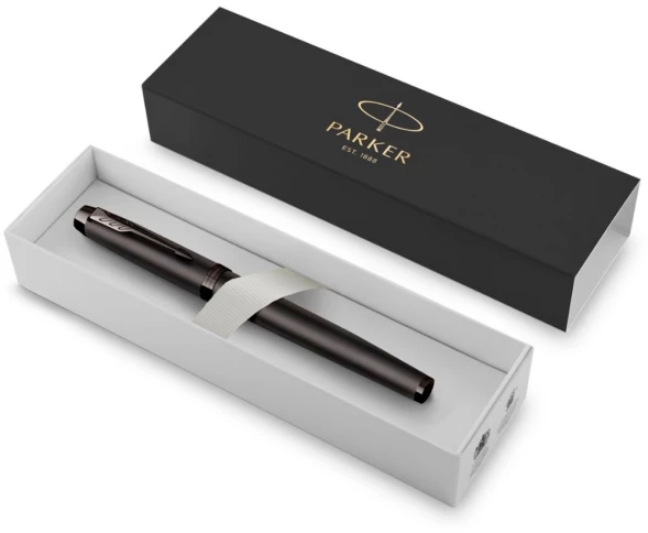 Ручка перьев. Parker IM Monochrome F328 (2172958) Bronze PVD F сталь нержавеющая подар.кор.