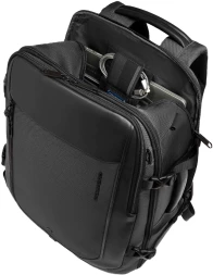 Рюкзак мужской Piquadro Lyss CA6929S143BM/N черный полиэстер/натур.кожа