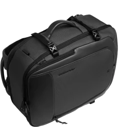 Рюкзак мужской Piquadro Lyss CA6929S143BM/N черный полиэстер/натур.кожа
