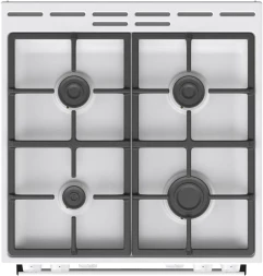 Плита Комбинированная Gorenje GK6A40WFFM белый (без крышки) реш.чугун