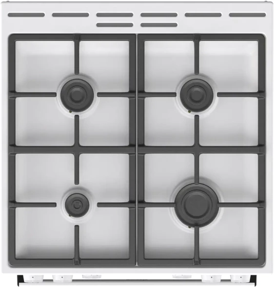 Плита Комбинированная Gorenje GK6A40WFFM белый (без крышки) реш.чугун