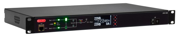 АВР Elemy ATS-1204/16 1U 19&amp;quot; ввод:2xС20 выход:1xC19-9xС1316A черный