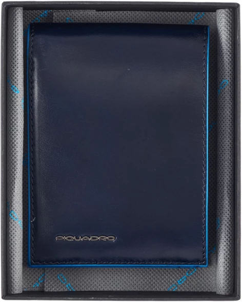 Кошелек мужской Piquadro Blue Square PU257B2R/BLU2 синий натур.кожа