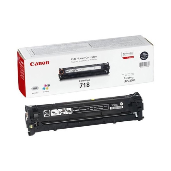 Картридж лазерный Canon 718BK 2662B005/017 черный двойная упак. (6800стр.) для Canon LBP7200/MF8330/8350
