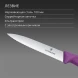 Нож кухонный Victorinox Swiss Classic (6.7735.C1) стальной универсальный для чистки овощей и фруктов лезв.100мм серрейт. заточка пурпурный