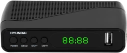 Ресивер DVB-T2 Hyundai H-DVB500 черный
