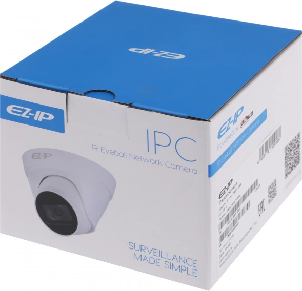 Камера видеонаблюдения IP Dahua EZ-IPC-T1B20P-0280B 2.8-2.8мм цв. корп.:белый