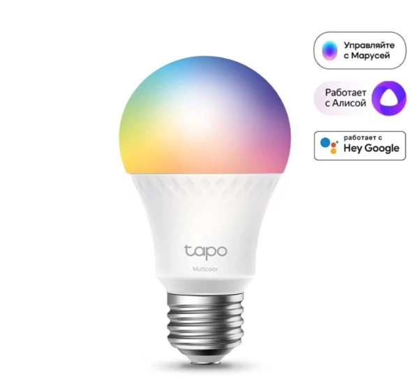Умная лампа TP-Link Tapo L535E E27 8.6Вт 1055lm Wi-Fi (упак.:1шт)