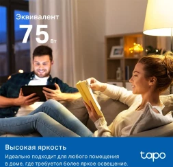 Умная лампа TP-Link Tapo L535E E27 8.6Вт 1055lm Wi-Fi (упак.:1шт)