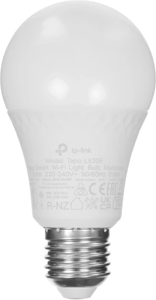 Умная лампа TP-Link Tapo L535E E27 8.6Вт 1055lm Wi-Fi (упак.:1шт)