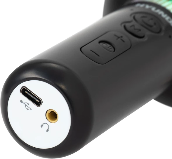 Микрофон беспроводной Hyundai H-MIC101 черный