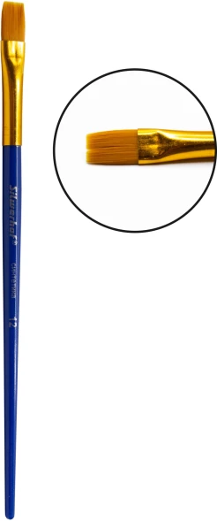 Набор кистей Silwerhof Color (наб.10шт) синт.кр.№2,3/плос.№3,6,7,12/овал.№3,10