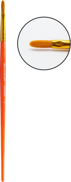 Набор кистей Silwerhof Color (наб.10шт) синт.кр.№2,3/плос.№3,6,7,12/овал.№3,10