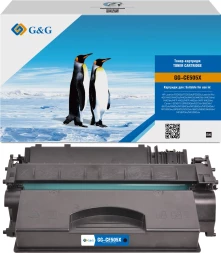 Картридж лазерный G&amp;amp;G GG-CE505X CE505X черный (6500стр.) для HP LaserJet P2035, P2035n, P2055d, P2055dn, P2055x; LaserJet Pro 400 M401, M401a, M401n, M401d, M401dn, M401dne, M401dw, MFP M425, MFP M425dn, MFP M425dw Canon i-SENSYS LBP6300dn, 6310dn, 6650dn