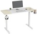 Стол для компьютера Cactus подъёмный столешница МДФ белый дуб молочный каркас белый (CS-EDL-WWD)