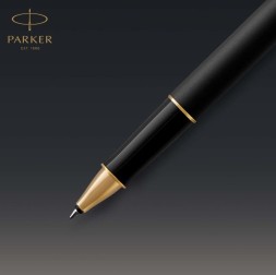 Ручка роллер Parker Sonnet Core T528 (CW1931518) Matte Black GT F черн. черн. подар.кор.