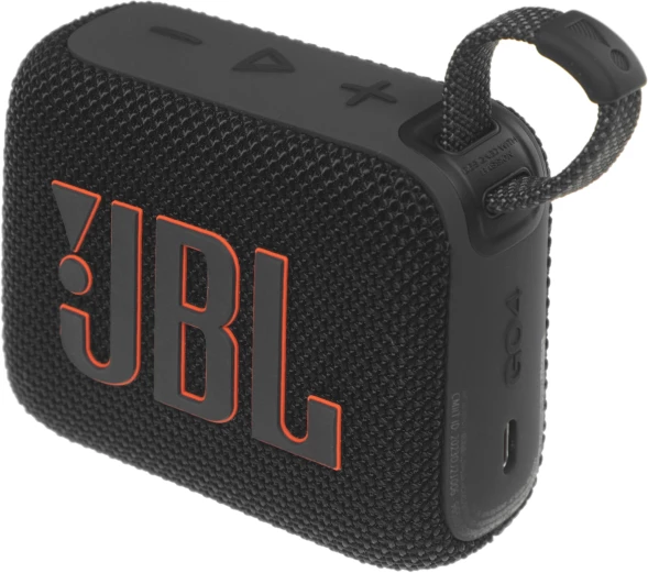Колонка порт. JBL GO 4 черный 4.2W 1.0 BT 10м 850mAh (JBLGO4BLK)