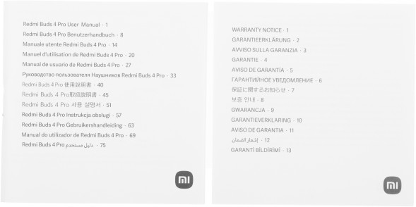 Гарнитура внутриканальные Xiaomi Redmi Buds 4 Pro M2132E1 белый беспроводные bluetooth в ушной раковине (BHR5897GL)