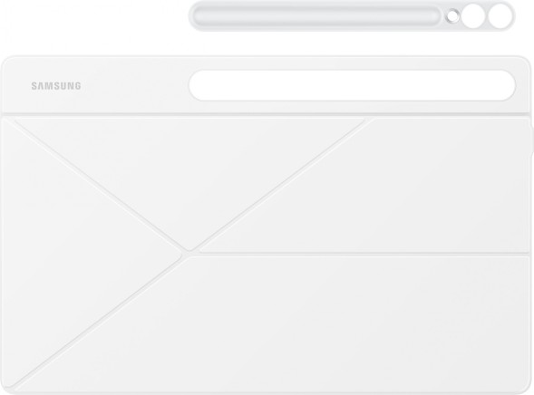 Чехол Samsung для Samsung Galaxy Tab S9 Ultra/S10 Ultra Smart Book Cover поликарбонат/полиуретан белый (EF-BX910PWEGRU)