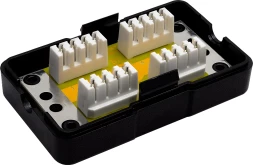 Адаптер Suprlan 10-0314-1 проходн. RJ45 кат.5E UTP стальной