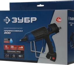 Клеевой пистолет Зубр 06852-11 150Вт 20гр/мин стерж.:11.2мм
