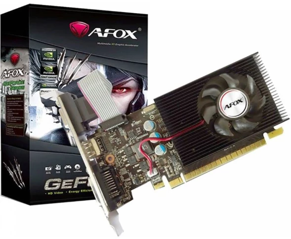 Видеокарта Afox PCI-E AF730-4096D3L6 NVIDIA GeForce GT 730 4Gb 128bit GDDR3 700/1333 DVIx1 HDMIx1 CRTx1 HDCP Ret low profile