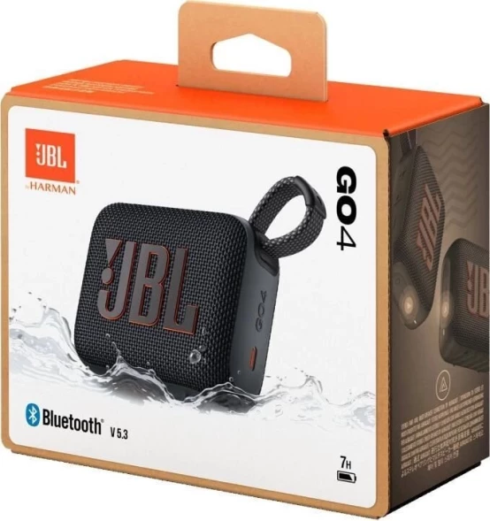 Колонка порт. JBL GO 4 черный 4.2W 1.0 BT 850mAh (JBLGO4BLK)