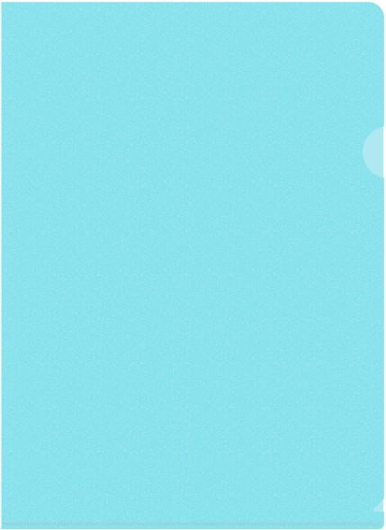 Папка-уголок Бюрократ Pastel -EPAST/BLUE A4 пластик 0.18мм голубой