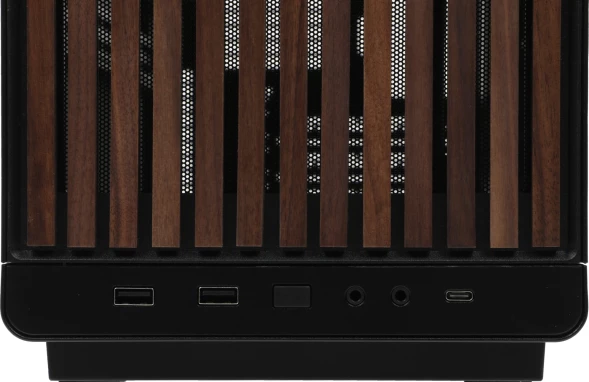 Корпус Lian-Li A3 Wood черный без БП mATX 10x120mm 2x140mm 2xUSB3.0 1xUSB3.1 audio bott PSU
