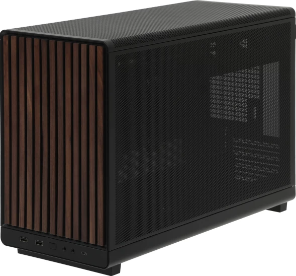 Корпус Lian-Li A3 Wood черный без БП mATX 10x120mm 2x140mm 2xUSB3.0 1xUSB3.1 audio bott PSU
