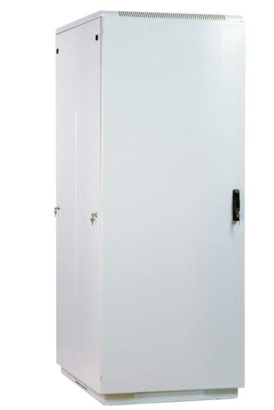 Шкаф серверный ЦМО (ШТК-М-42.8.10-3ААА) напольный 42U 800x1000мм пер.дв.металл задн.дв.стал.лист 2 бок.пан. 500кг серый 655мм 103.5кг 180град. 2030мм