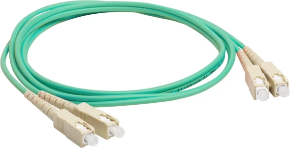 Патч-корд Lanmaster LAN-2SC-2SC/OM3-3.0 2x50/125 OM3 SC дуплекс-SC дуплекс 3м LSZH