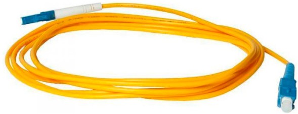 Патч-корд Lanmaster TWT-LC-LC/SU-1.0 1x9/125 OS1/OS2 LC-LC 1м ПВХ желтый