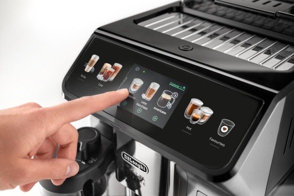 Кофемашина Delonghi Eletta Explore ECAM450.55.S 1450Вт серебристый/черный
