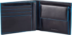 Кошелек мужской Piquadro Blue Square PU1240B2R/N черный натур.кожа