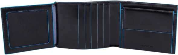 Кошелек мужской Piquadro Blue Square PU1240B2R/N черный натур.кожа