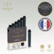 Картридж Parker Quink Z17 Mini (1950407) черные чернила для ручек перьевых (6шт)