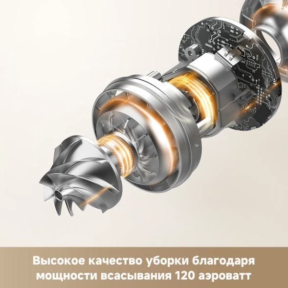 Пылесос ручной Trouver S3 Detect Aqua 350Вт золотистый/серый