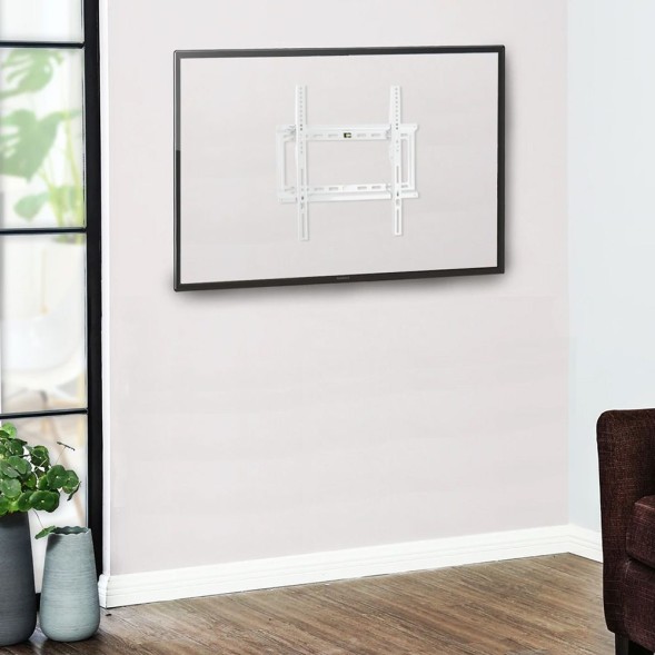 Кронштейн для телевизора Kromax IDEAL-3 белый 22&amp;quot;-65&amp;quot; макс.50кг настенный фиксированный