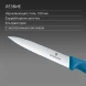 Нож кухонный Victorinox Swiss Classic (6.7732.C1) стальной универсальный для чистки овощей и фруктов лезв.100мм серрейт. заточка синий