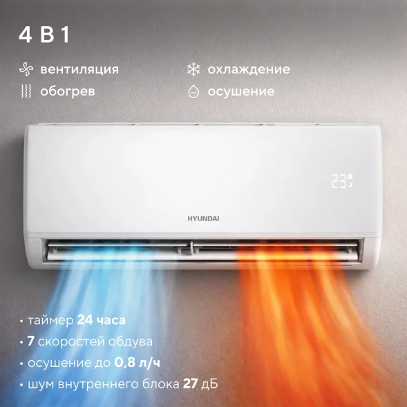 Сплит-система Hyundai HAC-09/S-PRO белый
