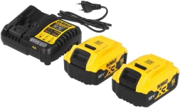 Батарея аккумуляторная DeWalt DCB1104P2 18В 5Ач Li-Ion (З/У в компл.)