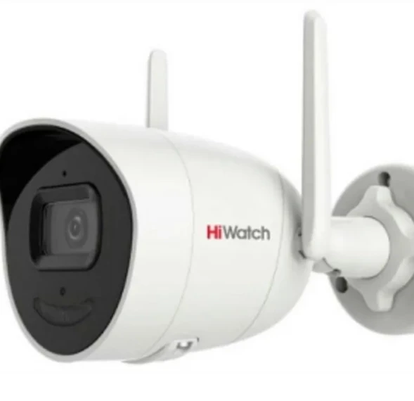Камера видеонаблюдения IP HiWatch DS-I450W(4mm) Wi-Fi 4-4мм цв. корп.:белый